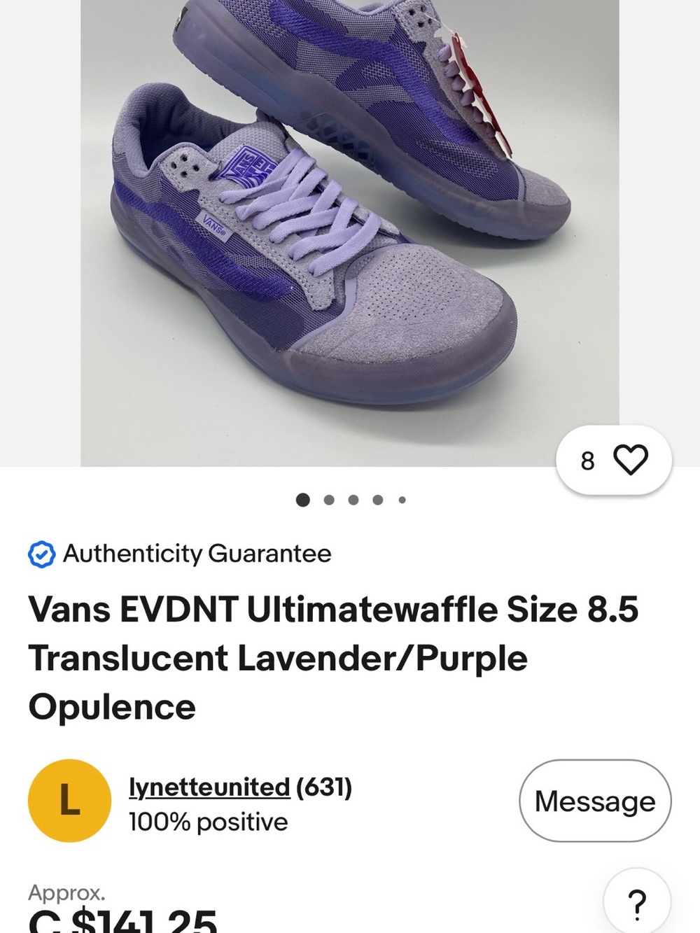 Vans EVDNT UltimateWaffle - Lavender & Purple Opulence
